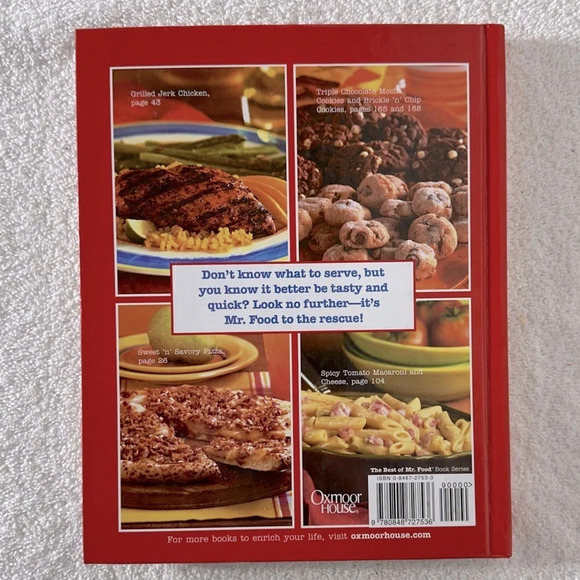The Best Of Mr.  Food 15 Min Favourites Hard Cover Cookbook - Picture 12 of 12